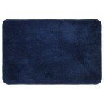 Tapis de bain angora 60x90 cm bleu sealskin