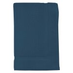 Tapis de bain en coton 800 gr / m2 50x80 cm lagune bleu canard, par soleil d'ocre