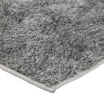 Brillant - tapis shaggy tendance � poils longs brillant doux et confortable 120 x 170 cm gris