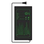 Tapis chauffant pour semis en pvc, portable, noir, durable, fournitures de jardin, 4 modeles de prises, ...