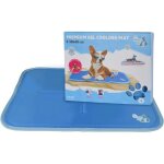 Tapis pour chien refroidissant s - 50 x 40 cm - coolgel antiderapant et anti - flux - avec citronnelle ...