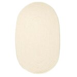 Tapis en coton - the deco factory - tam tam - 50x80 cm - ecru - r�versible et facile d'entretien