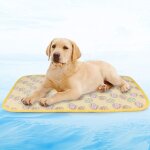 Tapis de couchage de refroidissement pour?m 70cm * 50cm? animaux de compagnie, coussin de pour chien ...