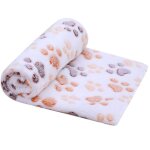 Tapis de couverture pour animaux de compagnie, 1 pice, super doux et chaud, en molleton de corail, pour ...