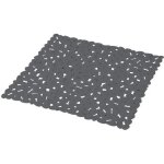 Tapis de douche - vitamine - galet gris foncé - 52 x 52 cm - pvc - design moderne Tapis de douche - vitamine - galet gris foncé - 52 x 52 cm - pvc - design moderne