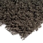 Tapis effet popcorn extra - doux gris 85x55