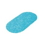Tapis fond de baignoire confort turquoise