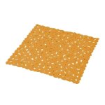 Tapis fond de douche - ocr - galet - jaune - 52x52 cm - pvc Tapis fond de douche - ocr - galet - jaune - 52x52 cm - pvc