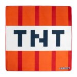 Tapis gamer carr� roba minecraft tnt - moelleux et antid�rapant - 120 x 120 cm - rouge