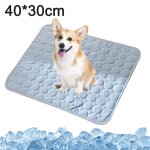 Tapis de glace frais d't pour animaux de compagnie, tapis confortable pour chiens, tapis en soie glace ...