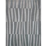 Tapis graphique motif ligne marron 120x160