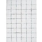 Tapis lavable berb�re en coton beige 200x300