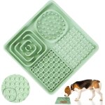 Tapis lechage chien et chat, tapis de leche pour chien avec ventouses, tapis de lchage chien en silicone ...