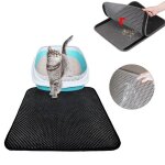 Tapis liti�re chat liti�re pour chats eva imperm�able pliable trou en nid d'abeille non toxique durable ...
