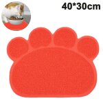 Tapis de litière et d'alimentation en pvc en forme de patte pour animaux de compagnie - non toxique, ... Tapis de litière et d'alimentation en pvc en forme de patte pour animaux de compagnie - non toxique, ...