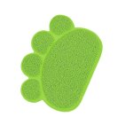 Tapis de liti�re antid�rapant pour chat - forme de griffe confortable, pvc durable, facile a nettoyer, ...