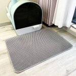 Tapis de litière pour chat double couche, imperméable, antidérapant, lavable, pour bac a litière pour ... Tapis de litière pour chat double couche, imperméable, antidérapant, lavable, pour bac a litière pour ...