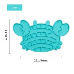 Tapis de nourriture en silicone pour chien, planche de slow food peut etre coll� sur le verre pour d�tourner ...