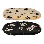 Tapis ovale motif pattes 44x31 cm