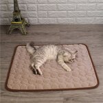 Tapis rafra�chissant d'�t� pour animaux de compagnie, accessoire r�utilisable et respirant pour chiens ...