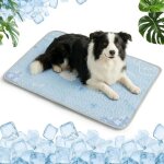 Tapis rafra�chissant, auto - refroidissant en soie glac�e respirant non toxique, pour animaux, chiens ...