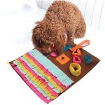 Tapis a renifler pour chien, couverture d'entra�nement pour chiots, jouets de jeu, anti - stress, puzzle, ...