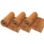 Tapis de reptile en fiber de coco naturelle, 3 pi�ces, accessoire pour animaux de compagnie, tortue, ...
