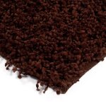 Tapis shaggy - the deco factory - popcorn - longues m�ches - marron - 85 x 55 cm