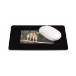Tapis de souris cadre photo personnalisable blanc