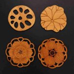 Tapis de table antid�rapant, 1 pi�ce, racine chinoise, dessous de verre, boisson, th�, tasse a caf�, ...