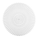 Tapis de table pour caf�, facile a nettoyer, bol, r�sistant aux taches, circulaire, estampage a chaud, ...