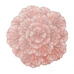 Tapis de table a fleurs bronzant, napperon creux isolant, tampons de dessous de verre, bol de table de ...