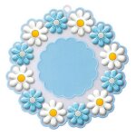 Tapis de table en forme de fleur, antidrapant, rsistant a la chaleur, dessous de verres pour tasse ...