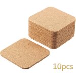 Tapis de table en liège naturel uni de forme ronde pratique, tapis de tasse de café et de thé, cliquets ... Tapis de table en liège naturel uni de forme ronde pratique, tapis de tasse de café et de thé, cliquets ...