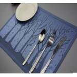 Tapis de table en pvc 4 pi�ces / lot tapis de table, tapis de bar de conception de bouteilles occidentales, ...