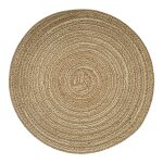Tapis de table rond en fil de coton imperméable, antidérapant, pour vaisselle, serviettes, sous - verres, ... Tapis de table rond en fil de coton imperméable, antidérapant, pour vaisselle, serviettes, sous - verres, ...