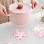 Tapis de table thermo - isolant style japonais, 1 pi�ce, fleur de cerisier, bureau, famille, antid�rapant, ...