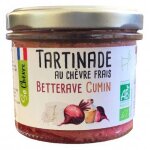 Tartinade au chvre frais betterave cumin bio *