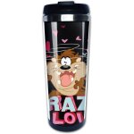 Tasmanian devil looney travel coffee mugs double wall vacuum tumblers insulated mug - 13. 5oz