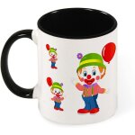 Tasse 330ml drole enfant clown maquillage ballon chapeau vert, tasses pour hommes et femmes, tasses a ...