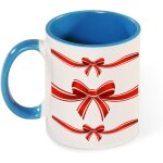 Tasse 330ml peinture ruban cravate fleur bo?te - cadeau belle, tasses pour hommes et femmes, tasses a ...