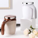 Tasse a agitation automatique, tasses paresseuses de voyage pour la maison ou le bureau, agitation electrique ...