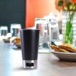 Tasse a bire en acier inoxydable avec ouvre - bouteille, maison et bureau