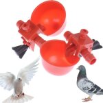 Tasse a boire automatique rouge, mamelon caille poule oiseau gobelets d'eau en plastique volaille abreuvoir ... Tasse a boire automatique rouge, mamelon caille poule oiseau gobelets d'eau en plastique volaille abreuvoir ...