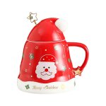 Tasse en cramique cerf de dessin anim, tasse de th, cadeau de nol pour amis, hommes et femmes, cadeau ...