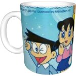 Tasse en c�ramique doraemon, tasse en porcelaine givr�e lisse, tasses a caf�, tasse a th�, pour le bureau ...