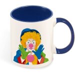 Tasse cadeau drole clown bleu manteau boule bicolore gants 330 ml, grande tasse a cafe tasse a the en ... Tasse cadeau drole clown bleu manteau boule bicolore gants 330 ml, grande tasse a cafe tasse a the en ...