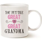 Tasse a caf� beets grandma, you put the great in great grandma, meilleurs cadeaux de f�te des m�res et ...