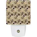 Tasses a caf� avec boisson fumante, lampe a economie d'�nergie pour cuisine, chambre a coucher, d�coration ...