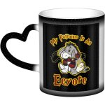 Tasse a caf� bourriquet tasse a caf� en c�ramique a changement de couleur thermique r�versible - excellente ...
